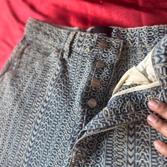 marc jacobs “the washed monogram” jeans - Picture 2 of 4